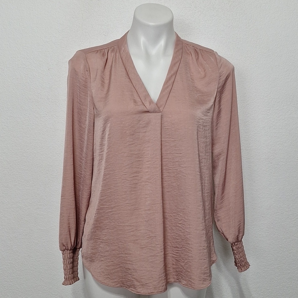 Alfani Cottagecore Coquette Barbie Pink Blouse Size Petite Medium (PM)